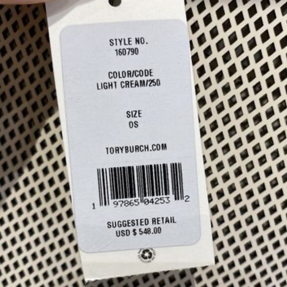 Brand new with tags Authentic Tory Burch Emerson Tote light cream - Picture 10 of 14